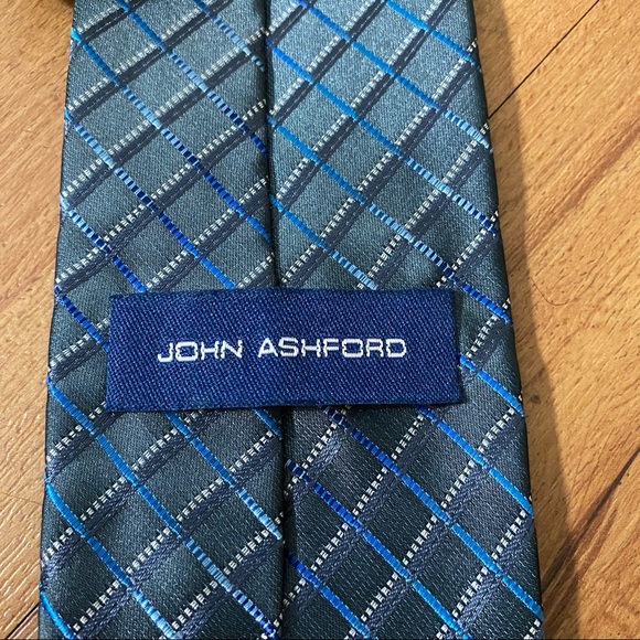 John Ashford Accessories John Ashford Mens Blue Argyle Polyester